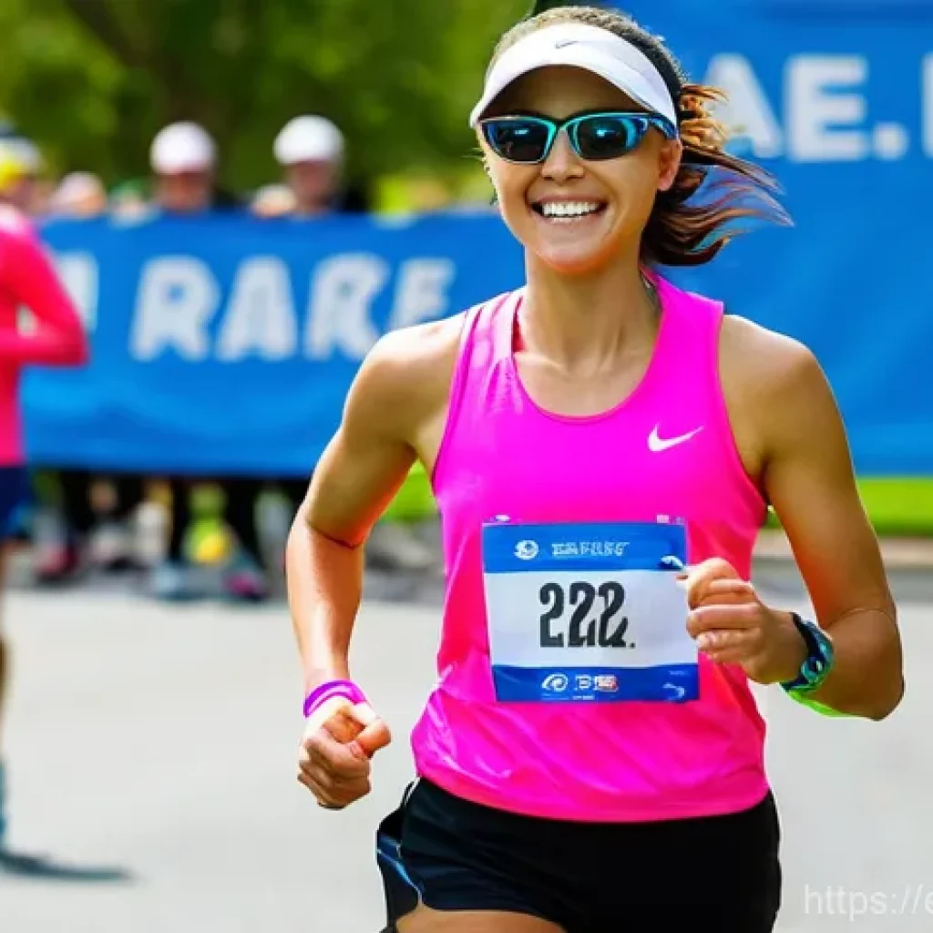 러닝 대회 사진 서비스 이용법 - **Pre-Race Photo Game Plan: Confident and Vibrant Runner**
"A female runner in her late 20s, wit...