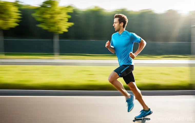 러닝 시 걸음 교정법 - **"Perfect Running Posture"**
A young female runner, dressed in a modest athletic sports bra and... 러닝 시 걸음 교정법 - **"Perfect Running Posture"**
A young female runner, dressed in a modest athletic sports bra and...