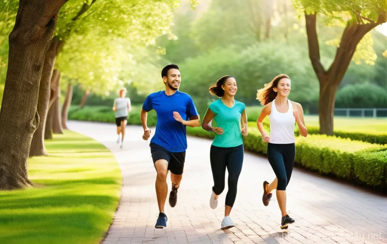 러닝 시 걸음 교정법 - **"Engaged Core and Midfoot Strike"**
A determined male runner, wearing a breathable running t-s... 러닝 시 걸음 교정법 - **"Engaged Core and Midfoot Strike"**
A determined male runner, wearing a breathable running t-s...